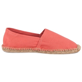 Orange espadrillor mångfärgad