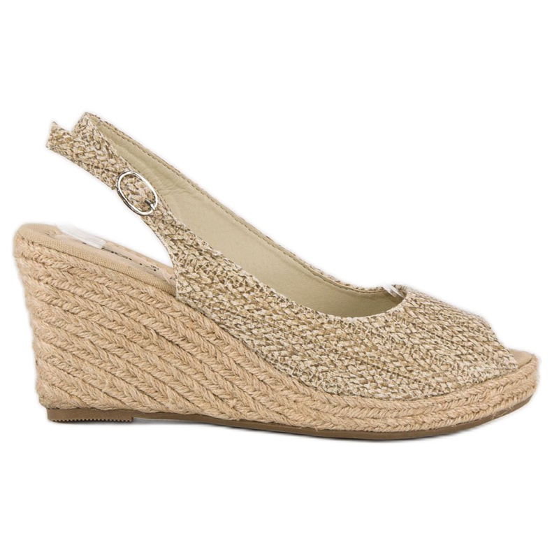 Beige espadrillor