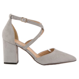 Seastar Eleganta mockasandaler grå