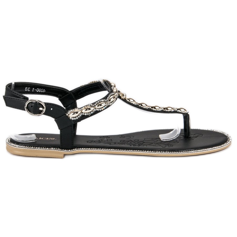Vices Eleganta flip-flops skruvstäd svart