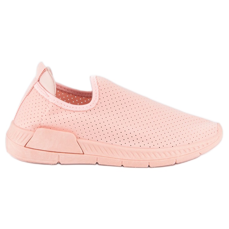 Genombrutna Slip-On Sportskor rosa