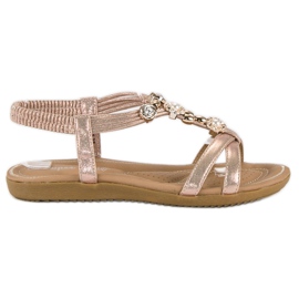 Super Mode Snygga damsandaler rosa