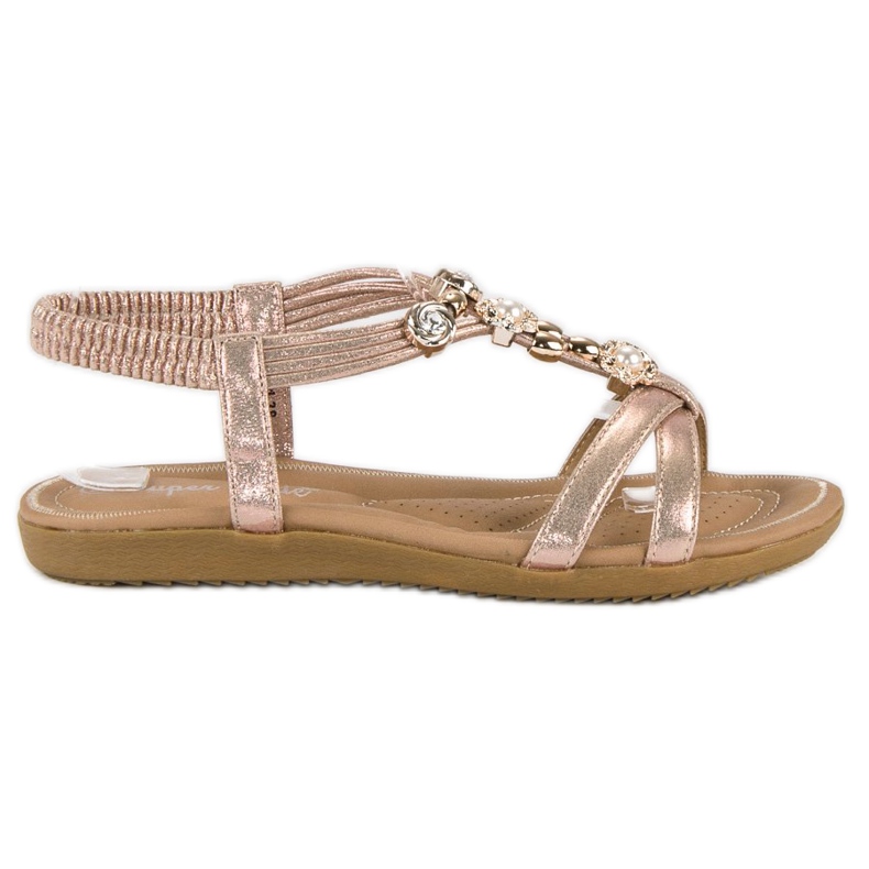 Super Mode Snygga damsandaler rosa