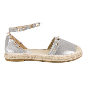Fama Silver espadrillesandaler grå