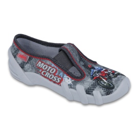 Befado barnskor 290X166 grå röd