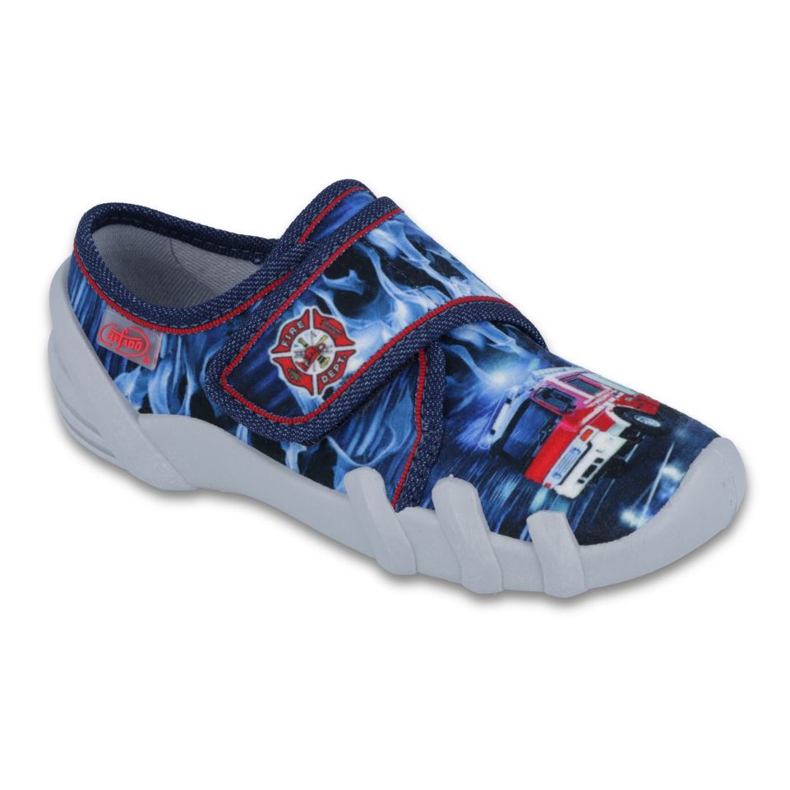 Befado barnskor 273X234 blå röd marinblå