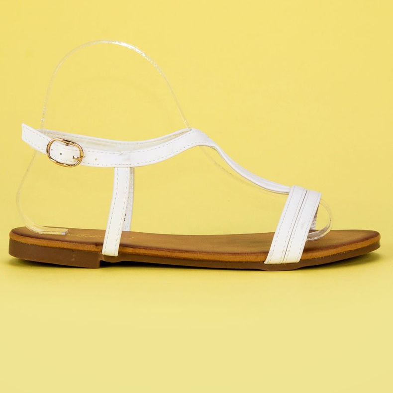 Bella Star Bekväma damsandaler vit