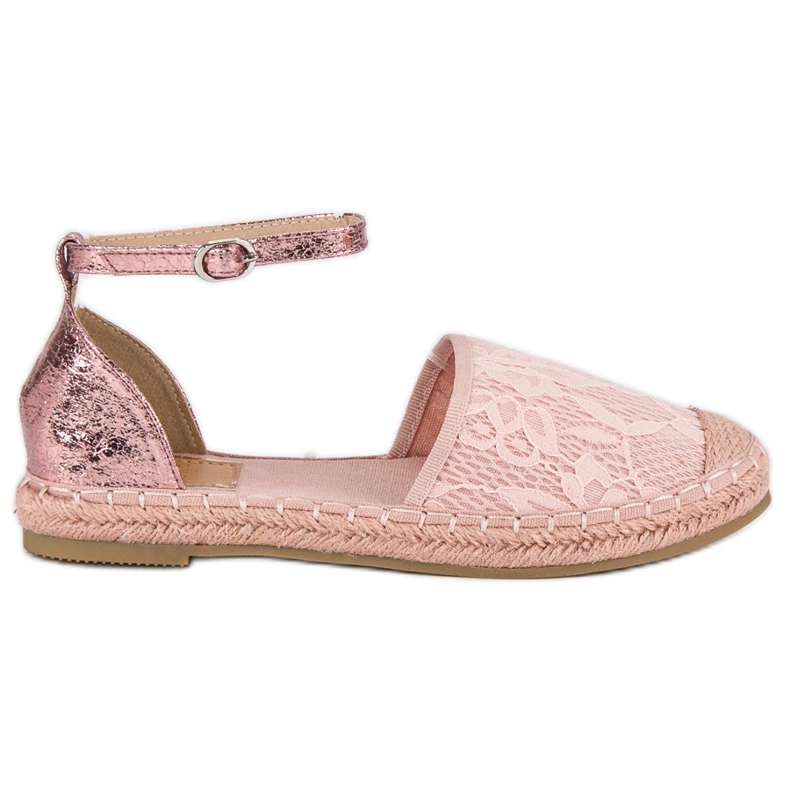 Nio Nio Rosa espadrillos i spets