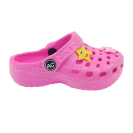 American Club Amerikanska crocs barntofflor rosa