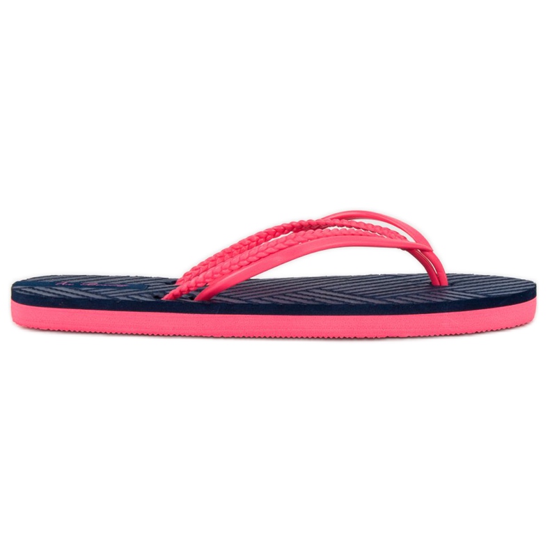 Ax Boxing Gummi flip-flops blå rosa