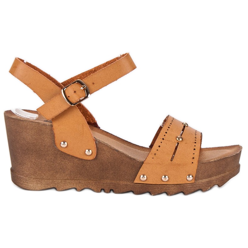 Kamelkil sandaler brun