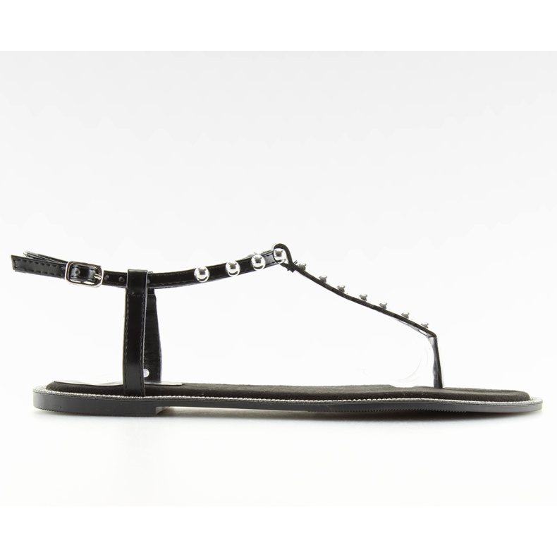 Svarta sandaler flipflops 17716 negro