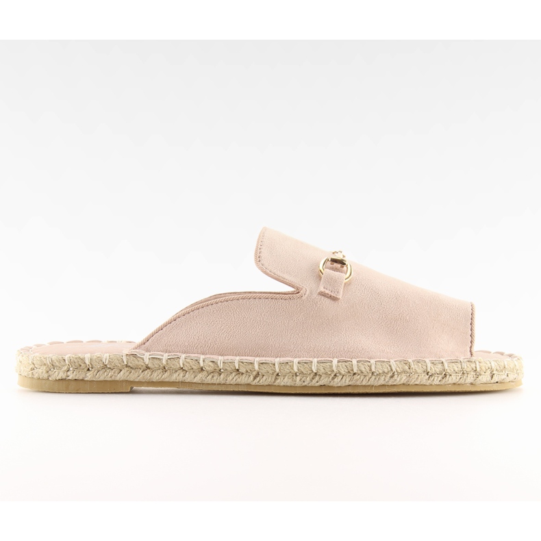 Espadryle öppen tå beige 99-3 Beige