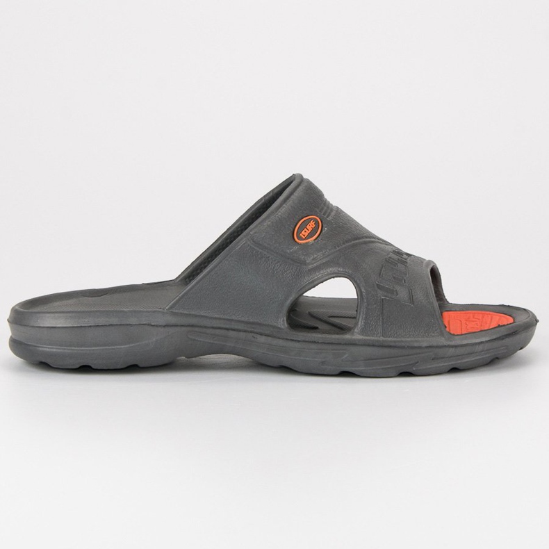 Grå gummi-flip-flops