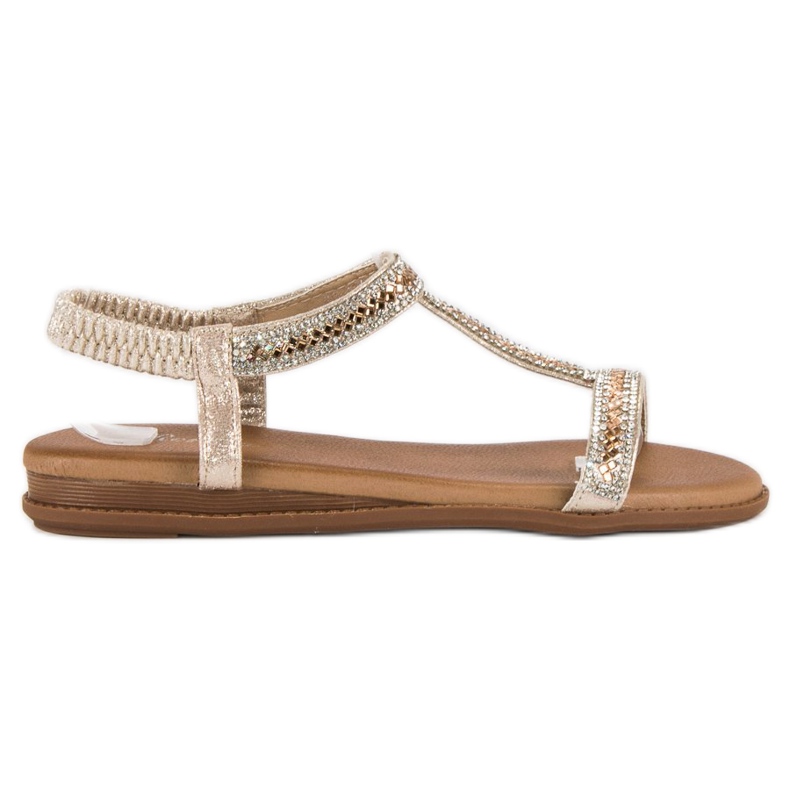 Renda Eleganta slip-on sandaler gul