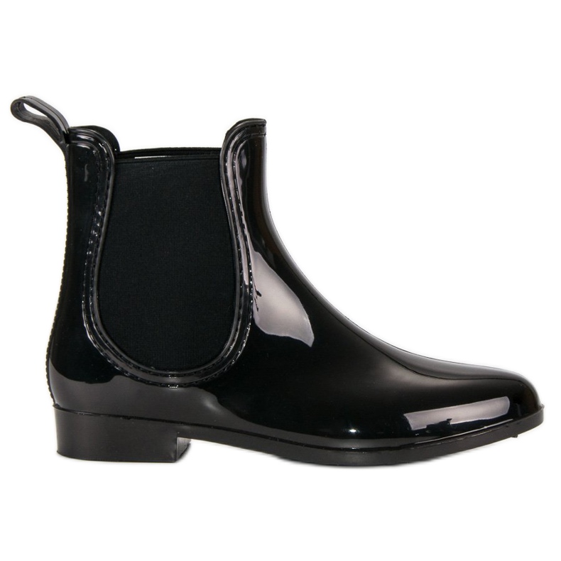 Lackade VINCEZA galoscher svart
