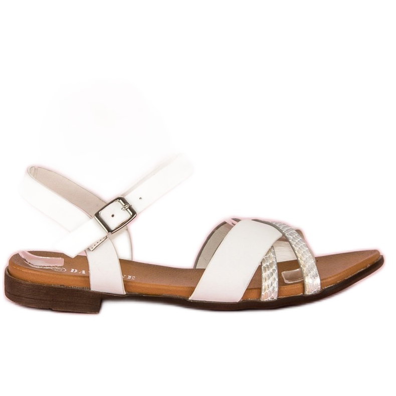 L. Day Vita platta sandaler grå