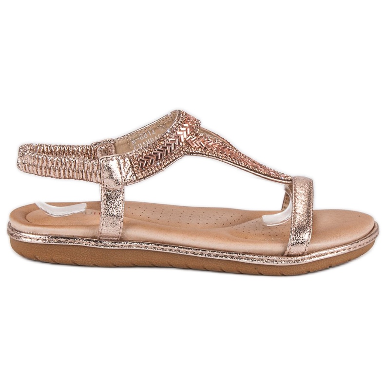 Marquiz Rosa platta sandaler med ett elastiskt band