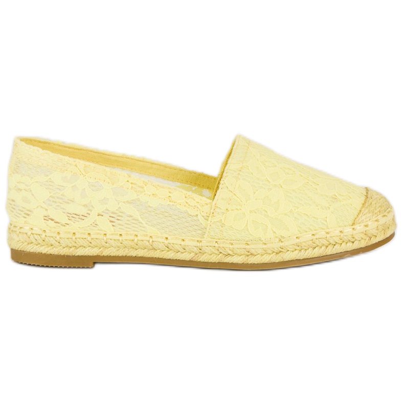 Seastar Gula espadrillor i spets