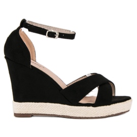 Seastar Sandaler i mocka svart