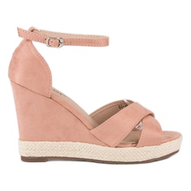 Seastar Sandaler i mocka rosa