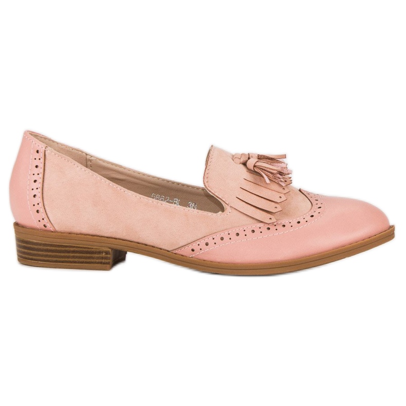 SDS Rosa Loafers Med Fransar
