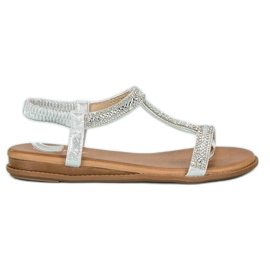 Renda Eleganta slip-on sandaler grå