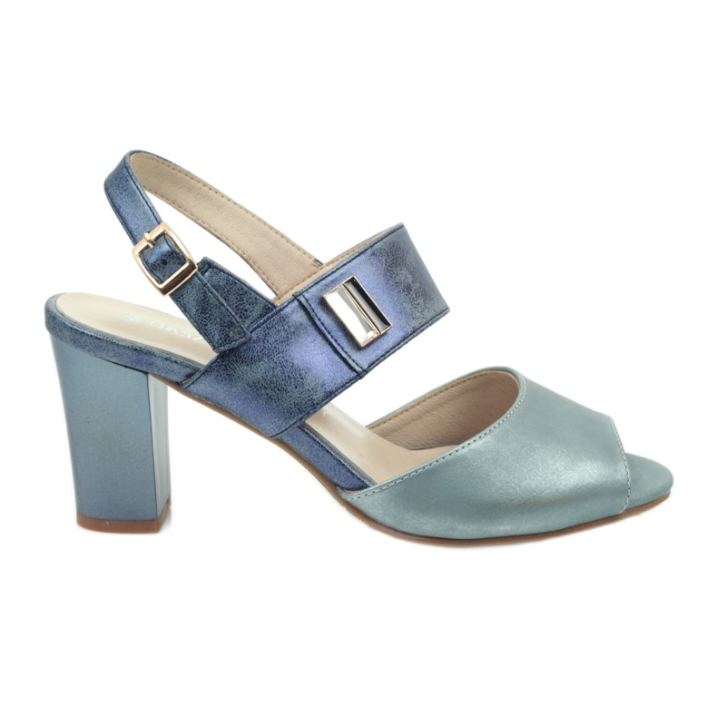 M.Daszyński Sandaler i innersula i Daszyński -läder blå