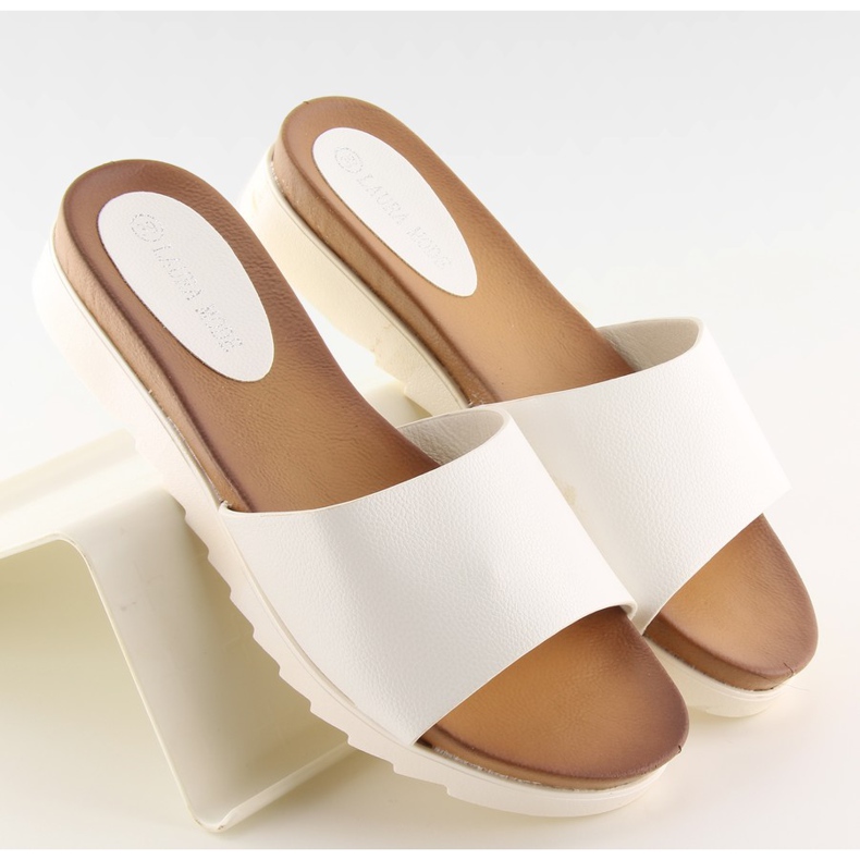 Vita damtofflor H10 vita