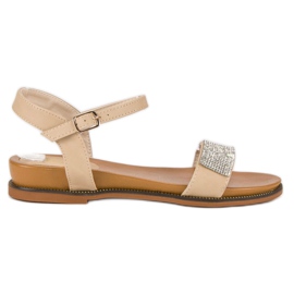 Renda Platta Casual sandaler beige