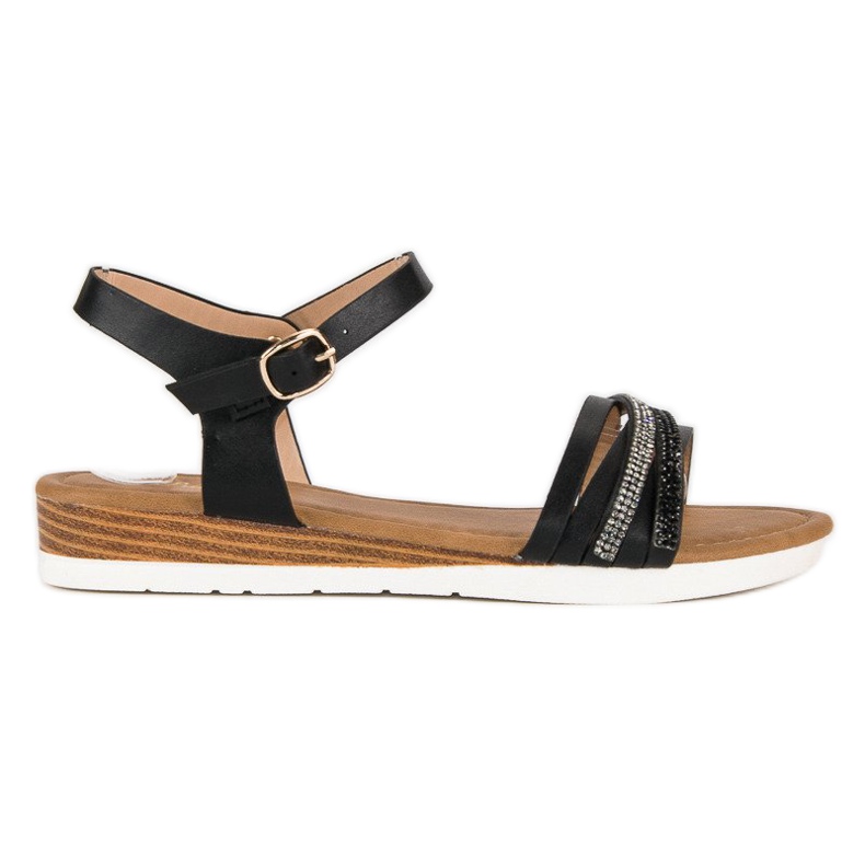 Primavera Casual platta sandaler svart