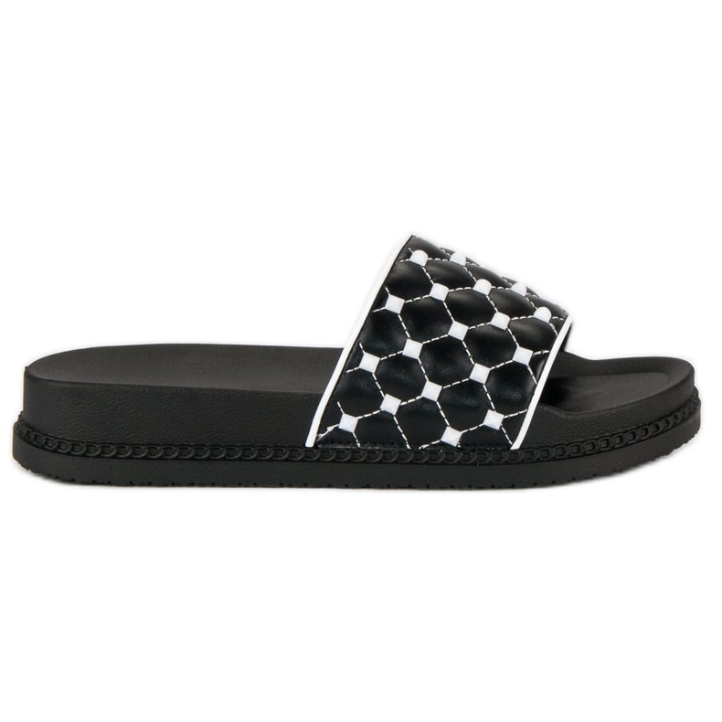 Snygga damtofflor svart