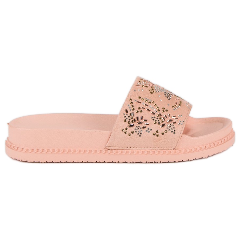 Kvinnliga flip-flops rosa
