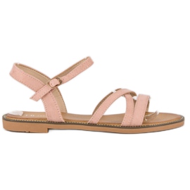 Ch. Creation Damsandaler i mocka rosa