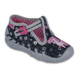 Befado barnskor 110P328 svart grå
