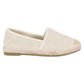 Nio Nio Beige espadrillor i mocka