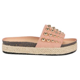 Anesia Paris Rosa espadrillotofflor
