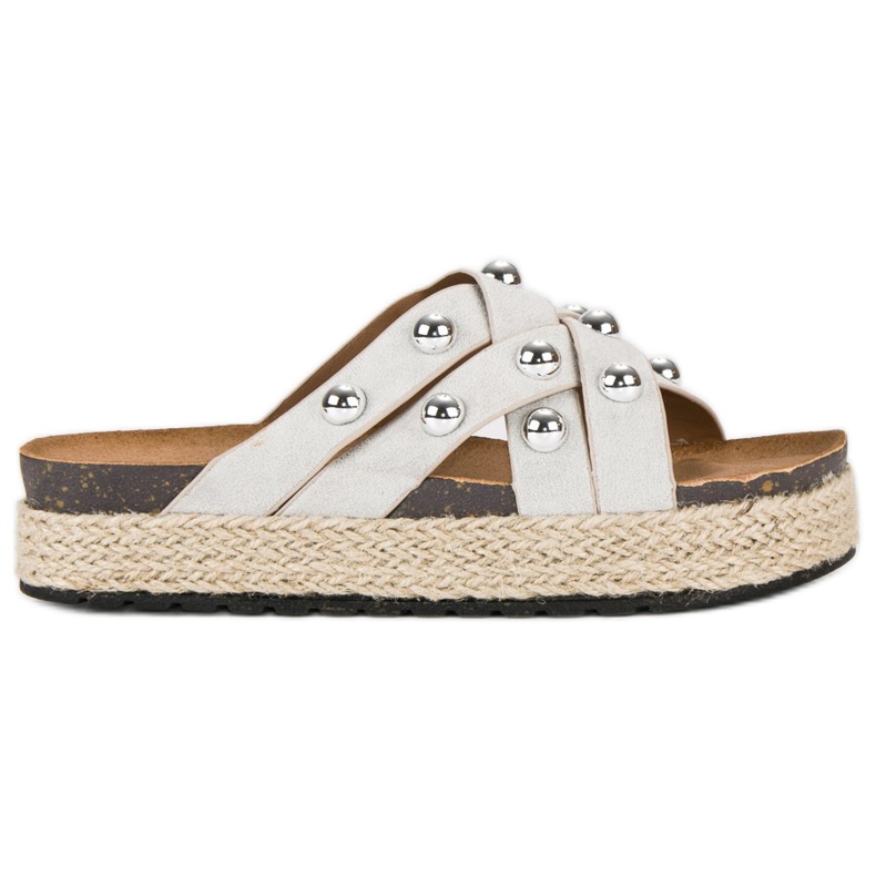 Sergio Todzi Tofflor med strass grå