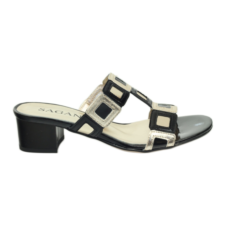 Svarta och guld Sagan tofflor