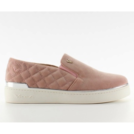 Mocka slip-on sneakers 7103 Pink rosa