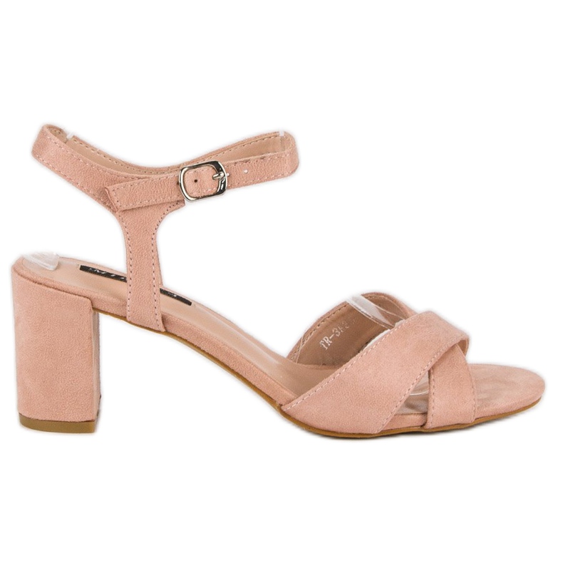 Milaya Rosa sandaler på en stolpe