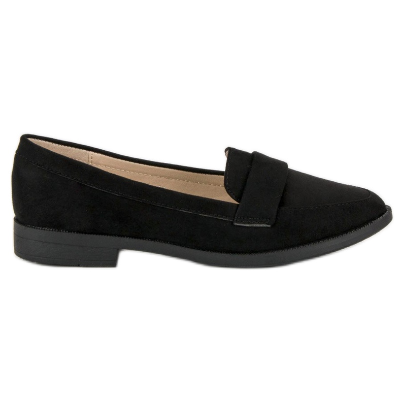 Small Swan Mocka loafers svart