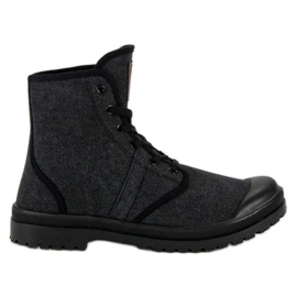 Mckeylor Kvinnors tygväskor svart grå