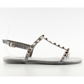 Delikata sandaler med DD23 grå dubbar