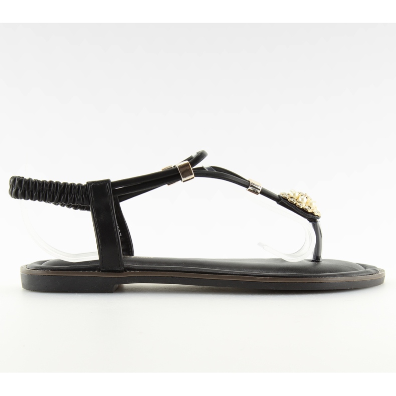 Svarta damsandaler flipflops 7537 svart