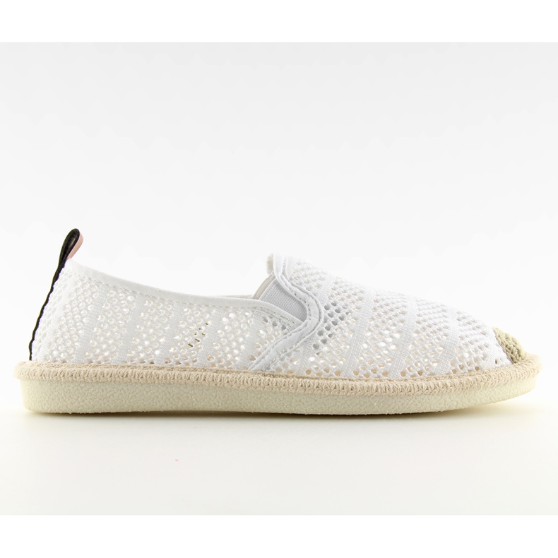 Vita mesh espadrillor F01B Vit