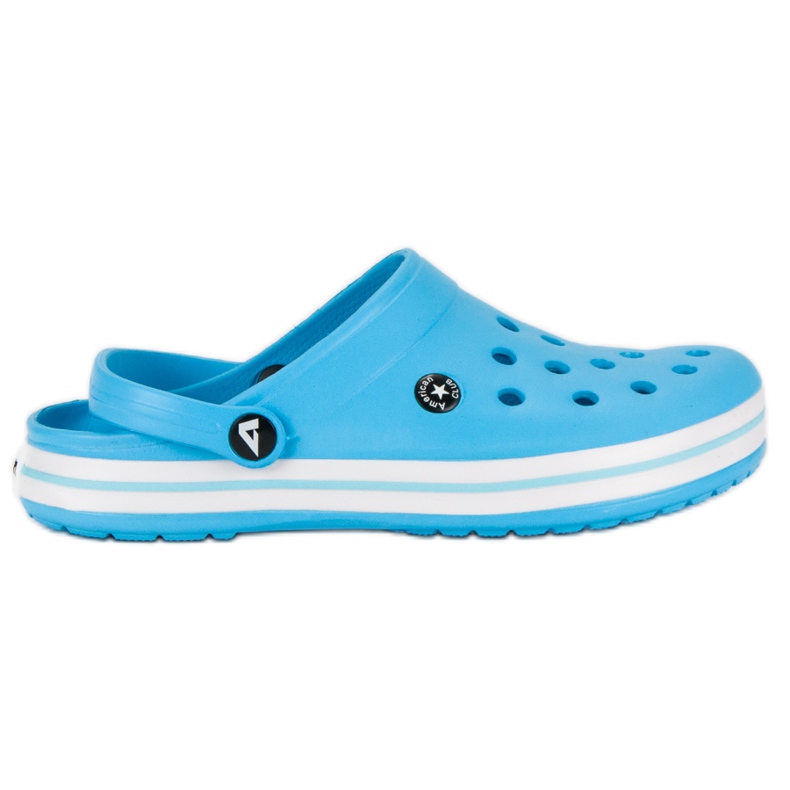 American Club Blå trädgårdstofflor