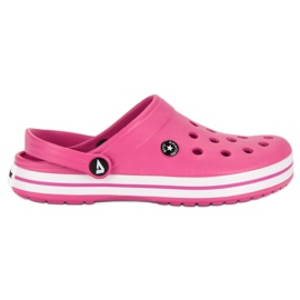 American Club Rosa trädgårdstofflor