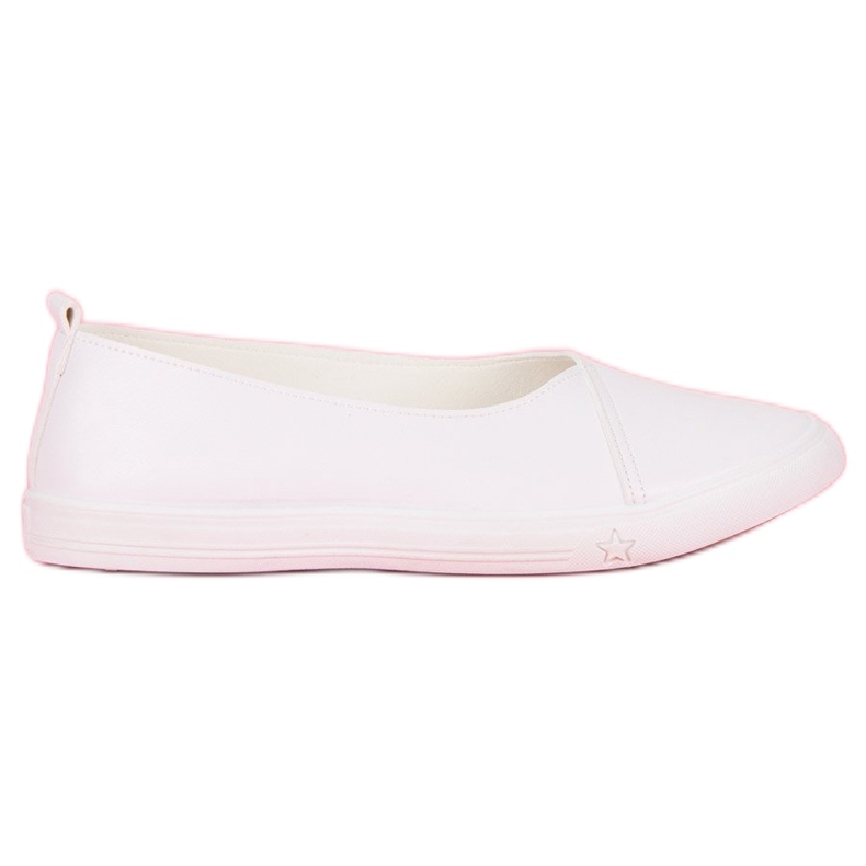 Slip-on sneakers vit