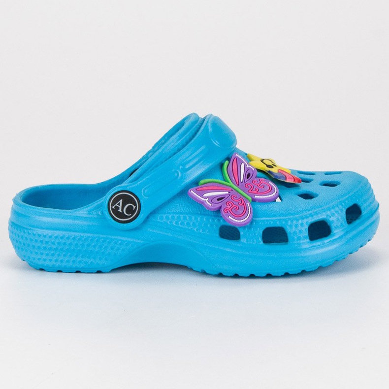 American Club Amerikanska gummi flip flops blå